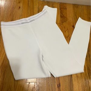 Alexander Wang reflective logo legging in stretch knit